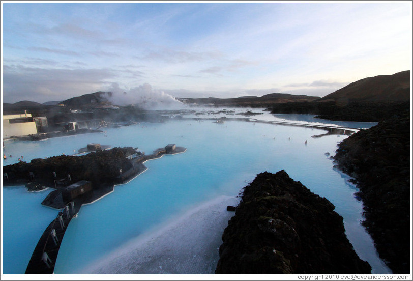 Blue Lagoon, viewed from viewing platform.