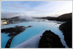 Blue Lagoon, viewed from viewing platform.