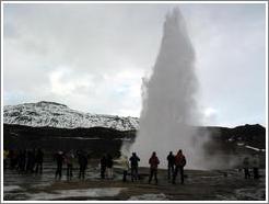 Strokkur geyser.