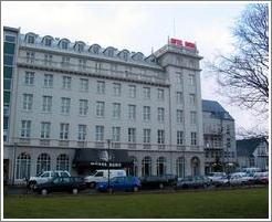 The historical Hotel Borg, central Reykjavik.