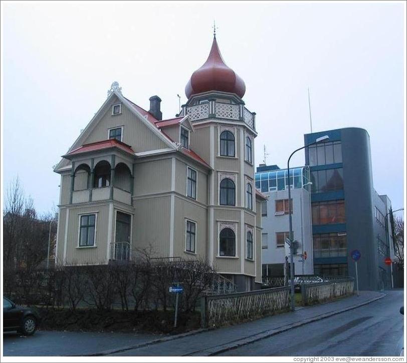 Building in old town Reykjavik.