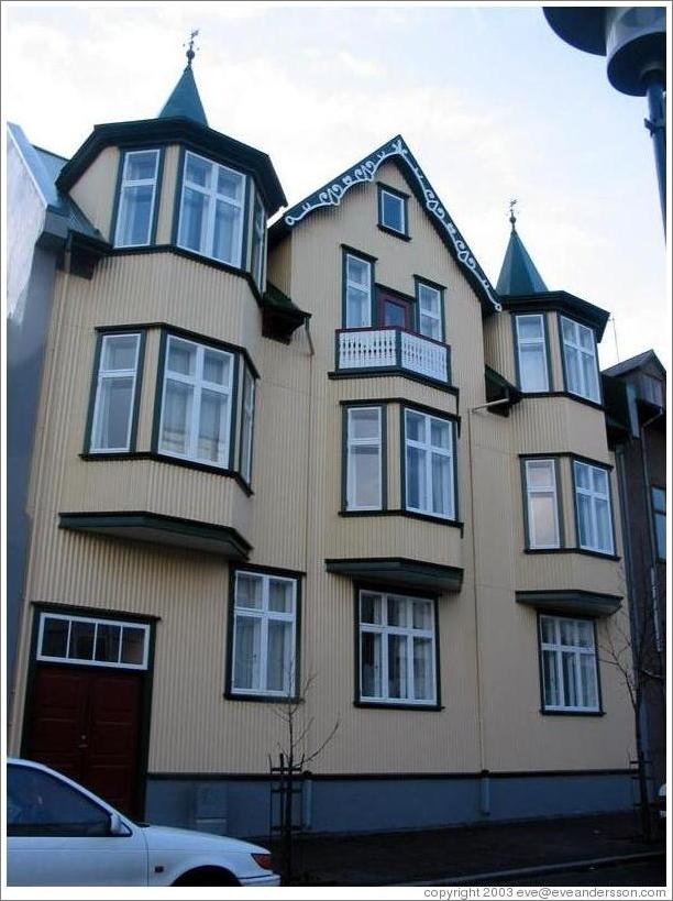 Building in old town Reykjavik.