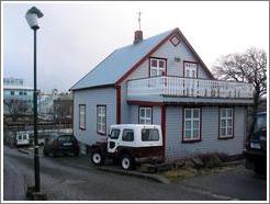 House in old town Reykjavik.