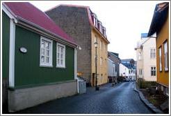 Houses in old town Reykjavik.