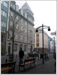 Bankastr&aelig;ti, a street in old town Reykjavik.