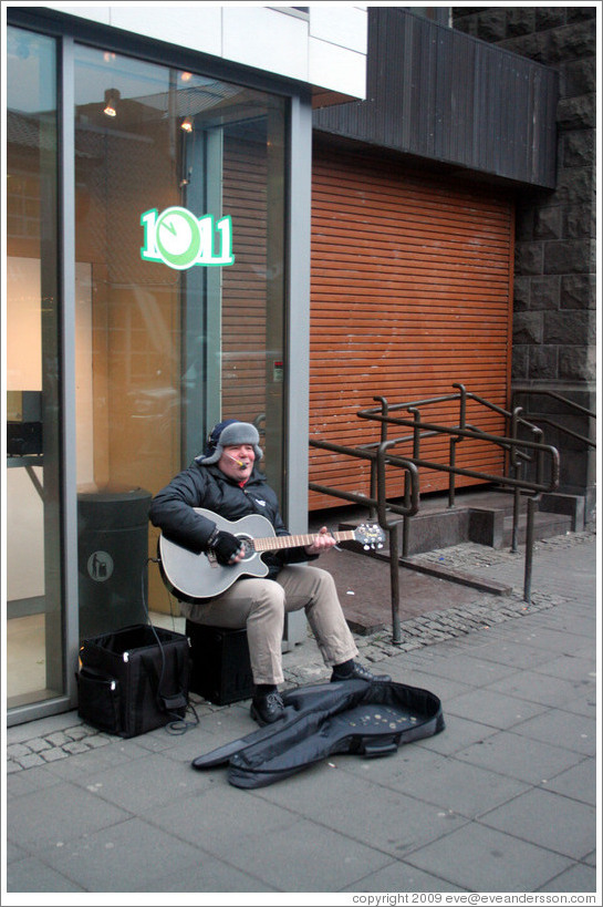 Street musician.