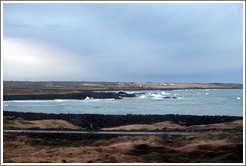 Iceland's volcanic coast.