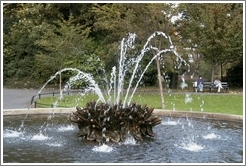A funky fountain in St. Stephens Green.