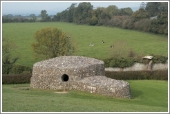 Some side house (not labeled), with cows relaxing in the background.