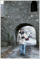 Philip in front of tunnel.