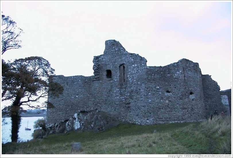 Ruins on the coast.