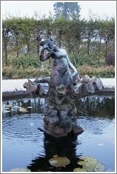 Mermaid fountain.