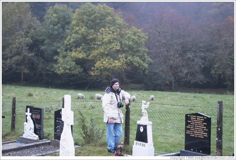 Philip Greenspun, sheep, and tombstones.