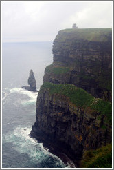 Cliffs of Moher, with O'Brian's Tower on top.