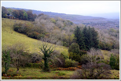 View from the N67 road.