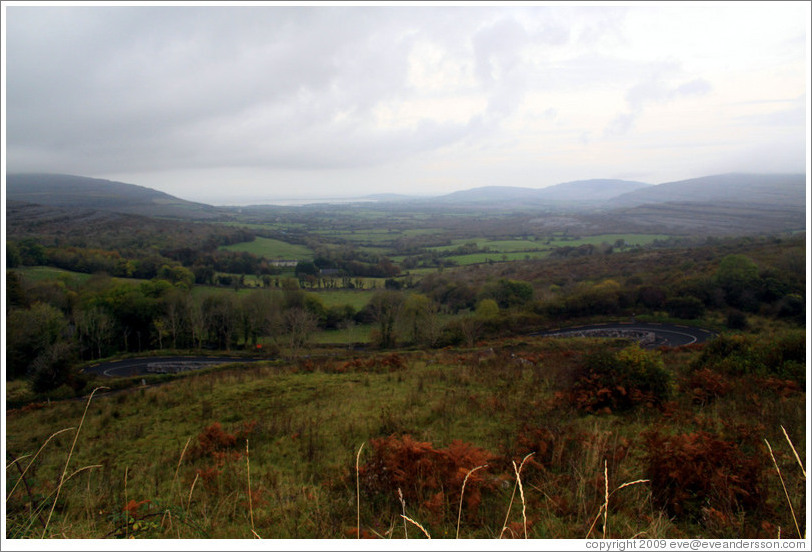 View from the N67 road. 