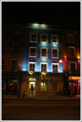 Abbey Court Hotel at night.  Bachelors Walk.