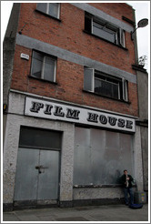 Saxophonist.  Film House, Middle Abbey Street.