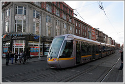 Tram.  Middle Abbey Street.