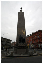 Monument for Charles Stewart Parnell.  O'Connell St.