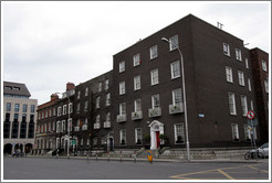 Dark buildings.  St. Stephens Green East.