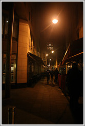 Swift's Row at night.
