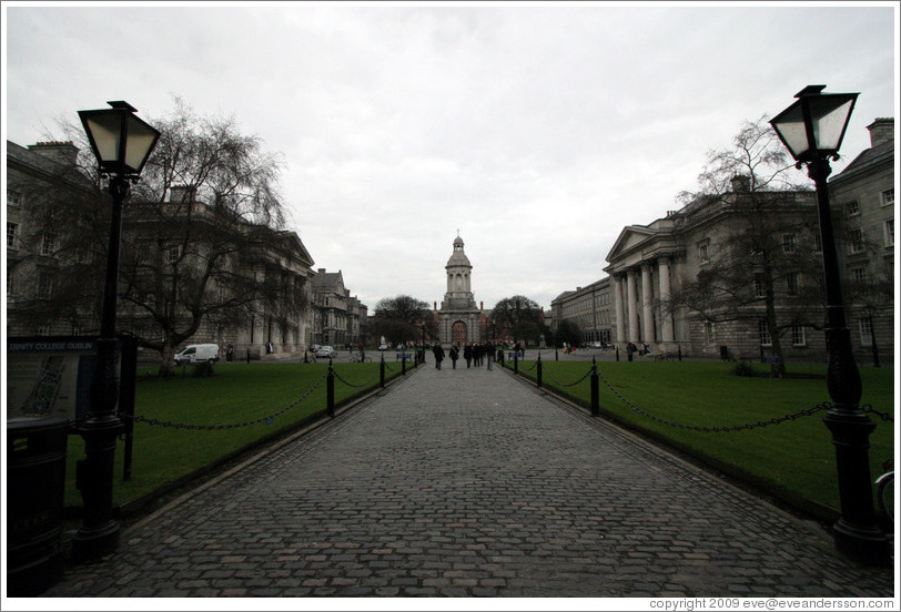 Parliament Square.  Trinity College.