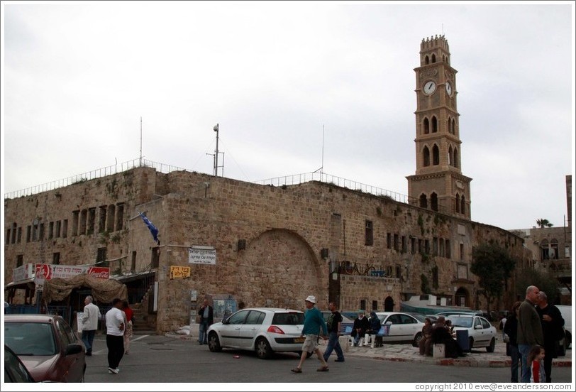 Khan al-Umdan, a roadside inn (khan) built in 1784, old town Akko.