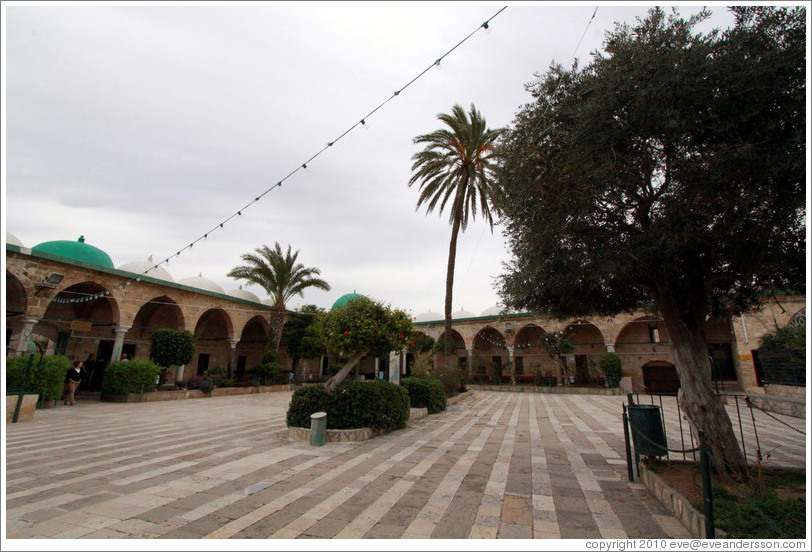 Courtyard, Al-Jazzar Mosque, built in 1781.  Old town Akko.