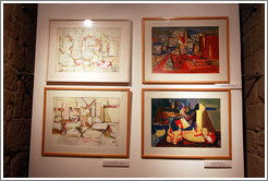 Paintings by Avshalom Okashi, Okashi Art Museum, old town Akko.