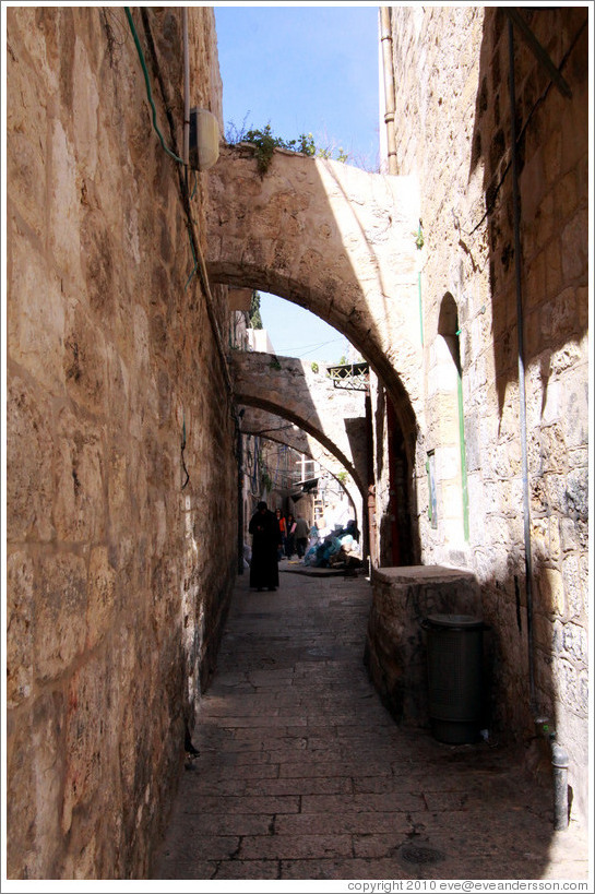 As-Sayyida Street, Christian Quarter, Old City of Jerusalem.