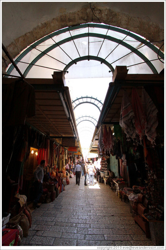 Christian Quarter Street, Christian Quarter, Old City of Jerusalem.