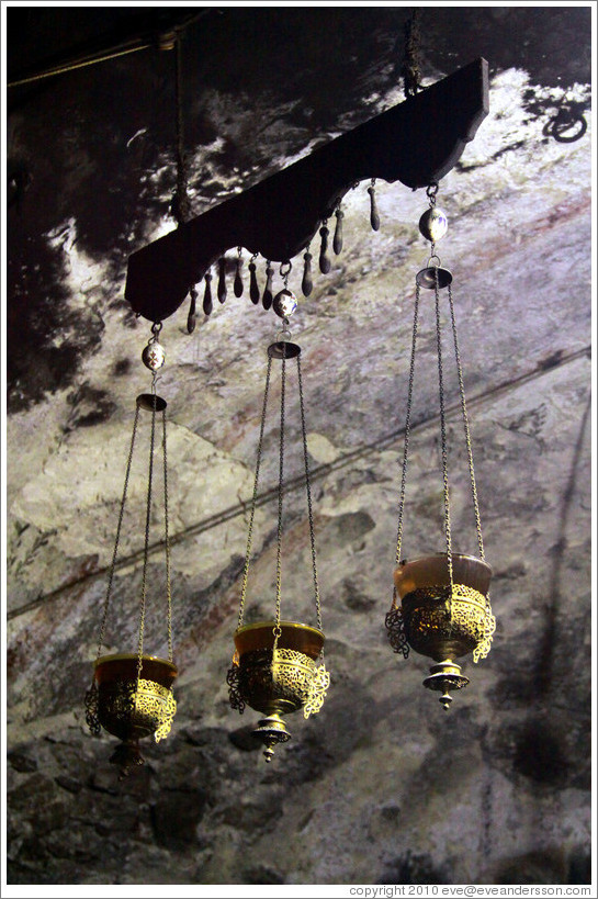 Coptic section, Church of the Holy Sepulchre, Christian Quarter, Old City of Jerusalem.