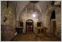 Crusaders section, Church of the Holy Sepulchre, Christian Quarter, Old City of Jerusalem.