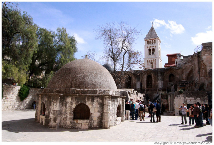 Ethiopian monastery.  Church of the Holy Sepulchre, Christian Quarter, Old City of Jerusalem.