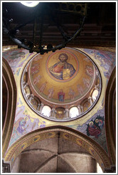 Catholikon Dome, Greek Orthodox section,  Church of the Holy Sepulchre.  Christian Quarter, Old City of Jerusalem.