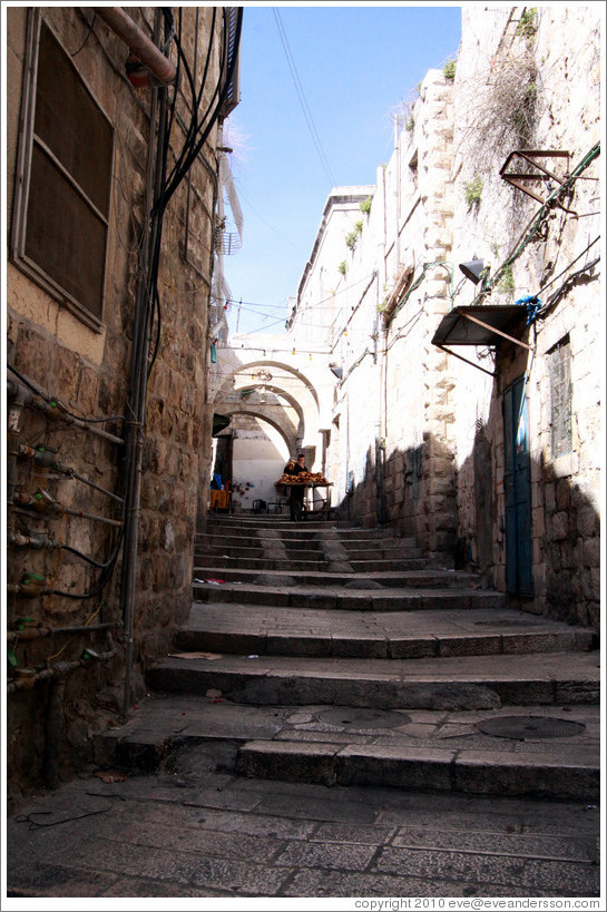 Ethiopian Monastery Street, Christian Quarter, Old City of Jerusalem.