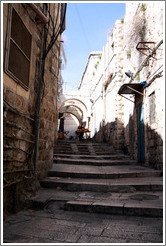 Ethiopian Monastery Street, Christian Quarter, Old City of Jerusalem.