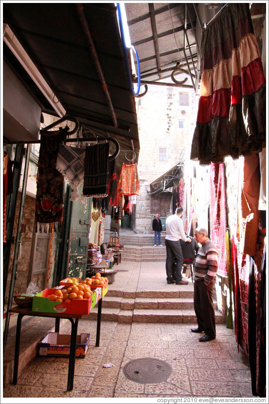 Habad Street, Christian Quarter, Old City of Jerusalem.