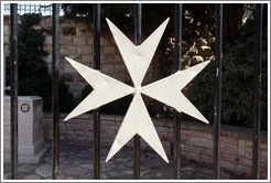 Templar Cross, Muristan Road, Christian Quarter, Old City of Jerusalem.