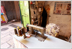 Sewing machine, Christian Quarter, Old City of Jerusalem.