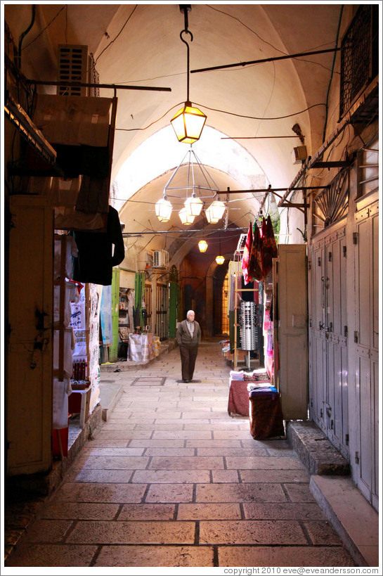 Suq al-Bashoura, Christian Quarter, Old City of Jerusalem.