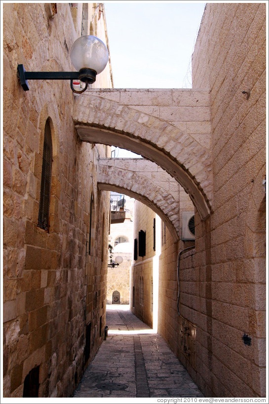 Ha Tuppim Road, Jewish Quarter, Old City of Jerusalem.
