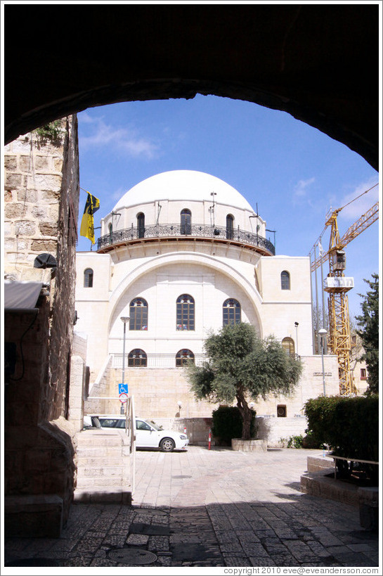 Hurva Synagogue, Hurva Square, Jewish Quarter, Old City of Jerusalem.