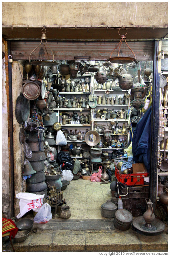 Store, Jewish Quarter Street, Jewish Quarter, Old City of Jerusalem.