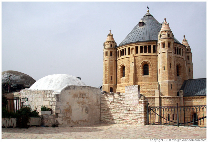 Roof, Tomb of David, Mt. Zion.