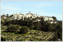Seven Arches Hotel, Mount of Olives, viewed from the Yeusefiya cemetery, Jerusalem.