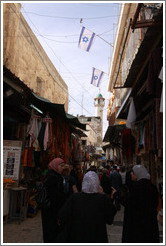 Al-Wad Road, Muslim Quarter, Old City of Jerusalem.