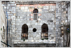 Windows, Al-Wad Road, Muslim Quarter, Old City of Jerusalem.