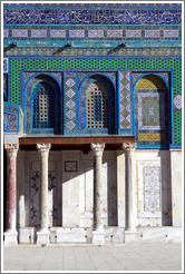 Wall, Dome of the Rock, Haram esh-Sharif (Temple Mount).